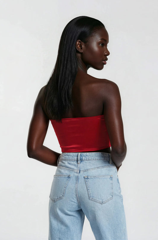 Rose Red Corset Top