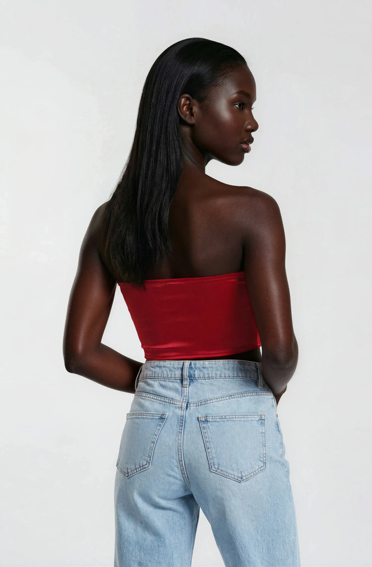 Rose Red Corset Top