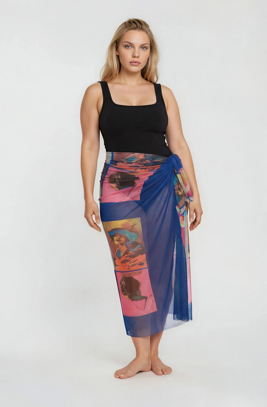 Painted Lady Sheer Skirt
