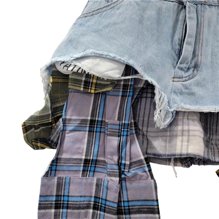 Parker Plaid Shorts - Yellow -