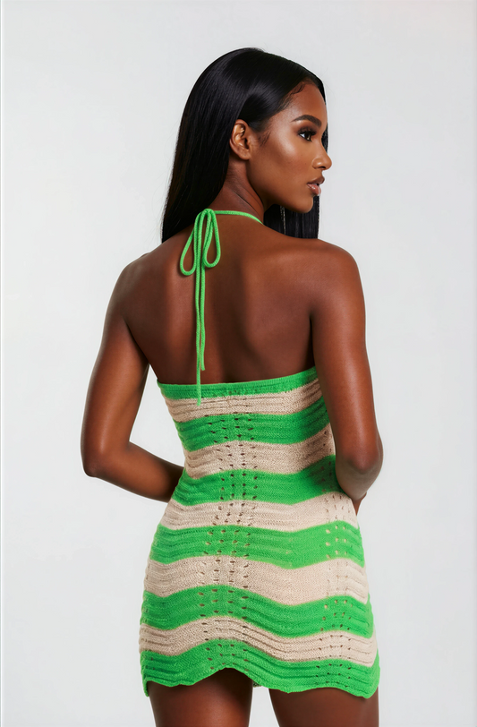 Brighter Days Halter Mini Dress