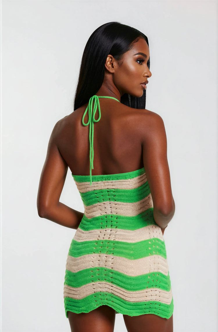 Brighter Days Halter Mini Dress