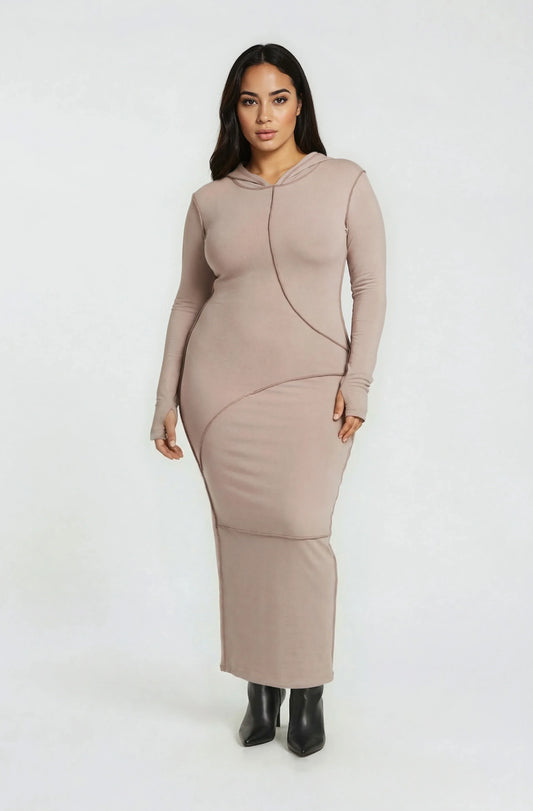 How I’m Feeling Hooded Maxi Dress