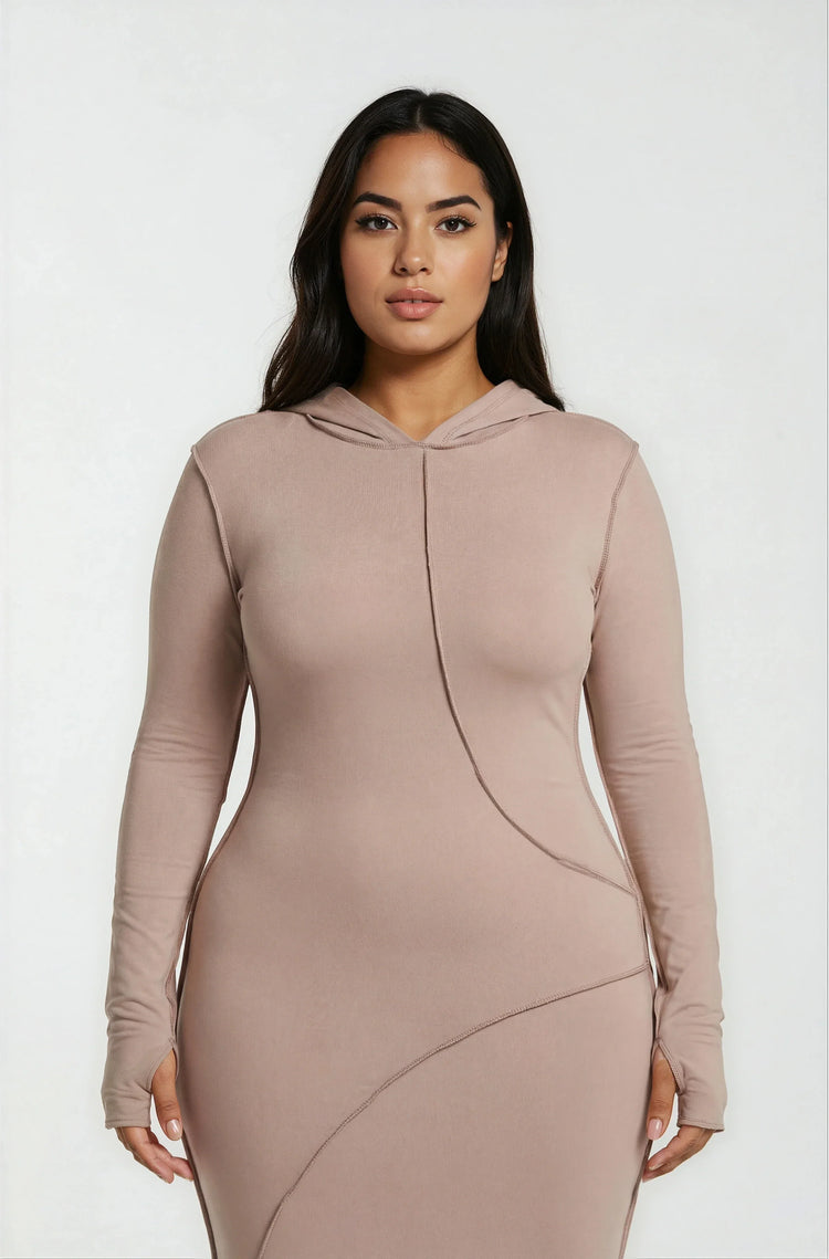 How I’m Feeling Hooded Maxi Dress