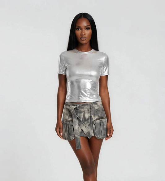 Super Nova Silver T Shirt
