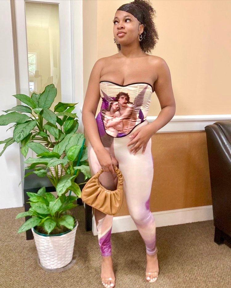 Angel Corset Jumpsuit Set - Matching Sets, spo-cs-disabled, spo-default, spo-disabled, spo-notify-me-disabled