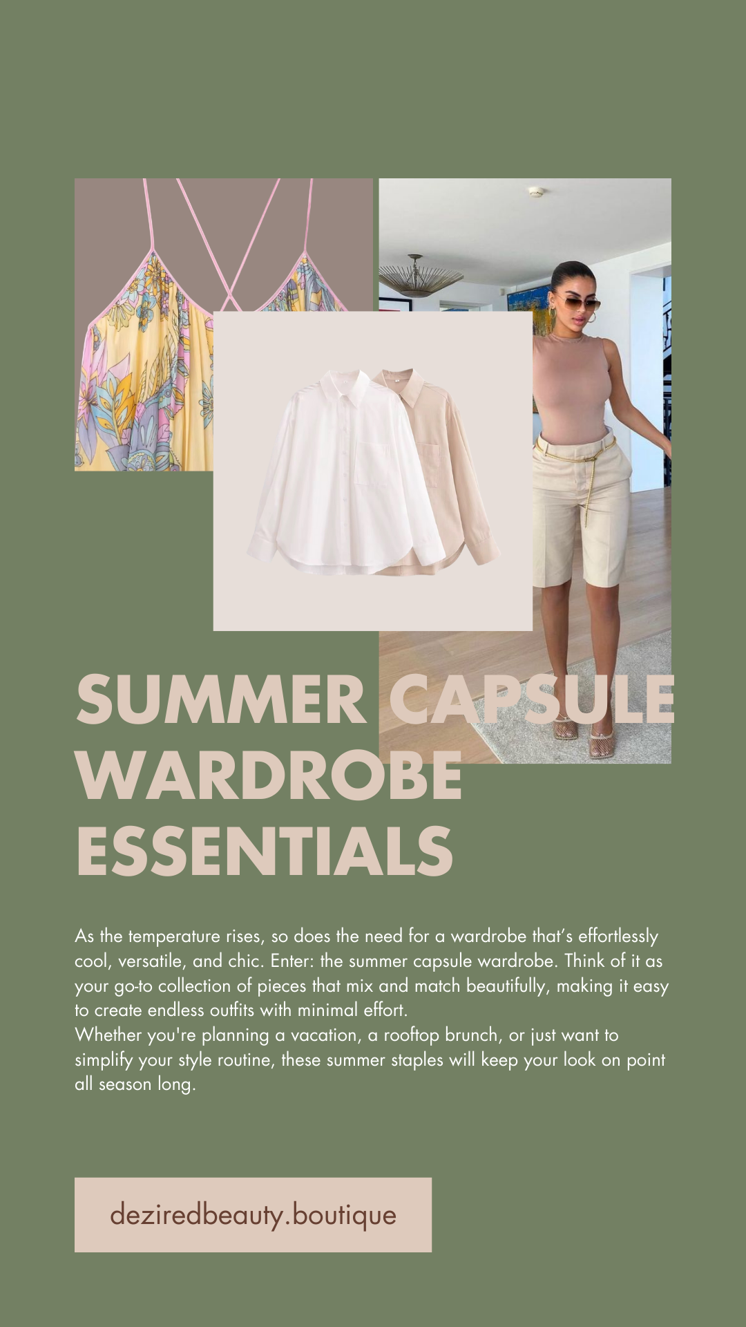 Summer Capsule Wardrobe Essentials