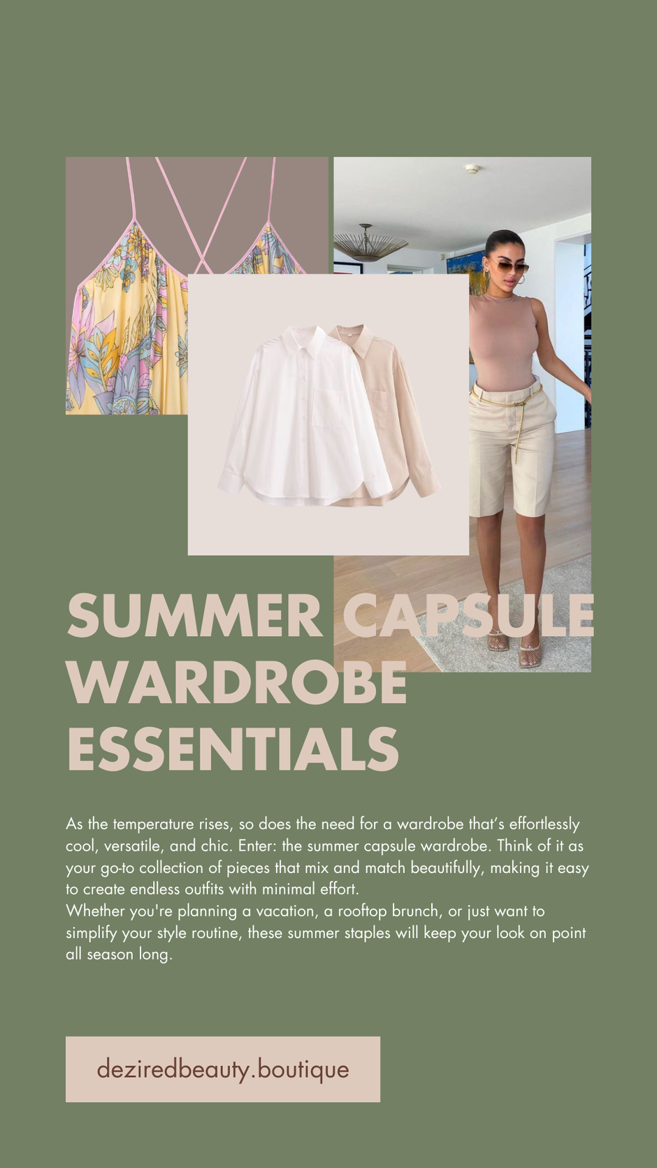 Summer Capsule Wardrobe Essentials
