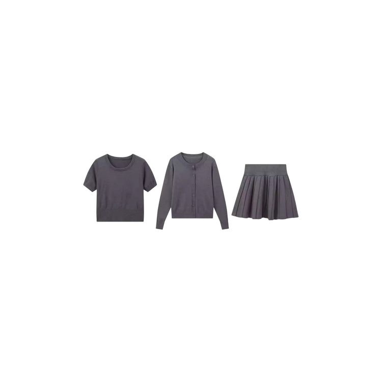 Isolde Cardigan Skirt Set