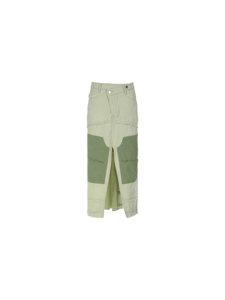 Seeing Green Denim Maxi Skirt - Bottoms spo-cs-disabled, spo-default, spo-disabled, spo-notify-me-disabled