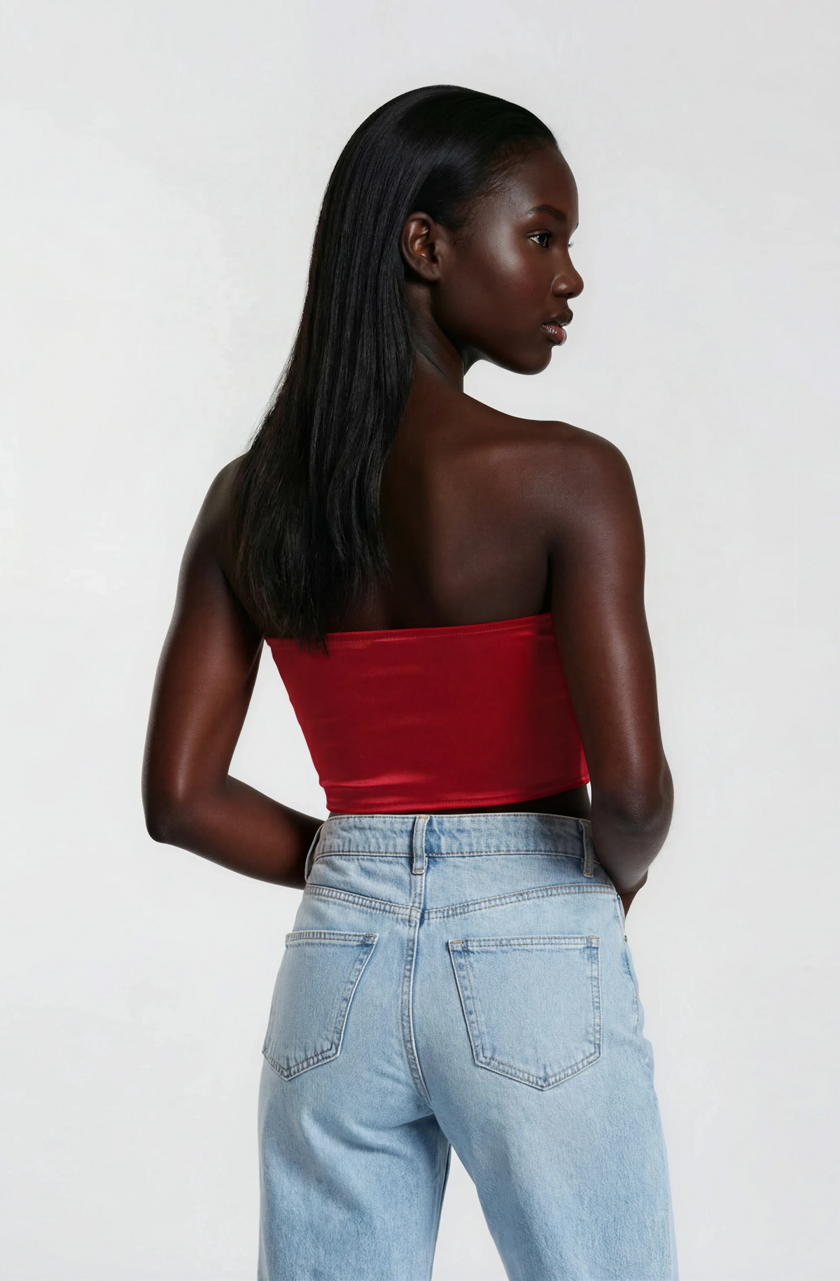 Rose Red Corset Top