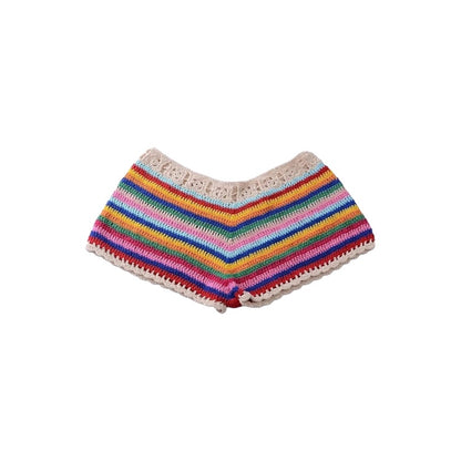 Sienna Knit Shorts Set - Brown