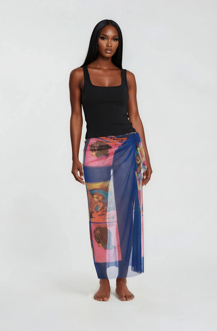 Painted Lady Sheer Skirt