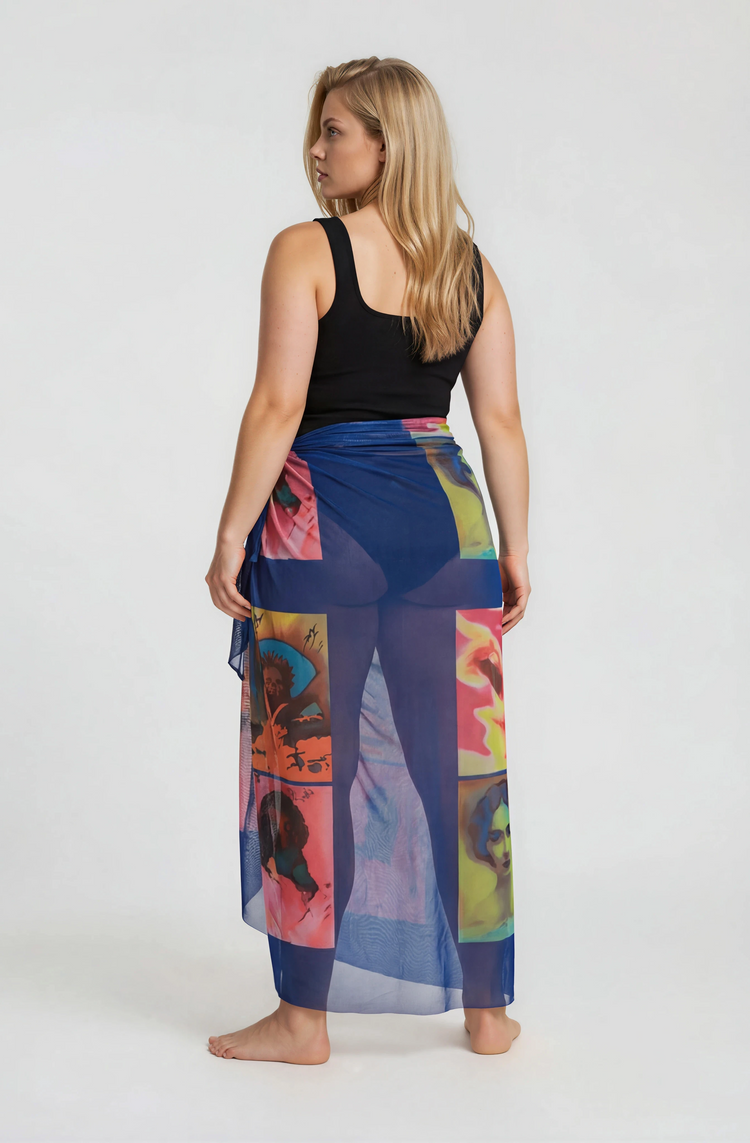 Painted Lady Sheer Skirt