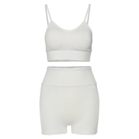 Activate Shorts Set - White - Matching Sets Matching Sets, Petite, spo-cs-disabled, spo-default, spo-disabled, spo-notify-me-disabled