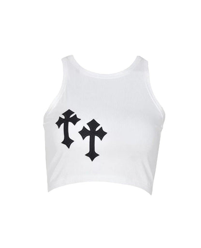 Always Blessed Cropped Tank Top - Dezired Beauty Boutique