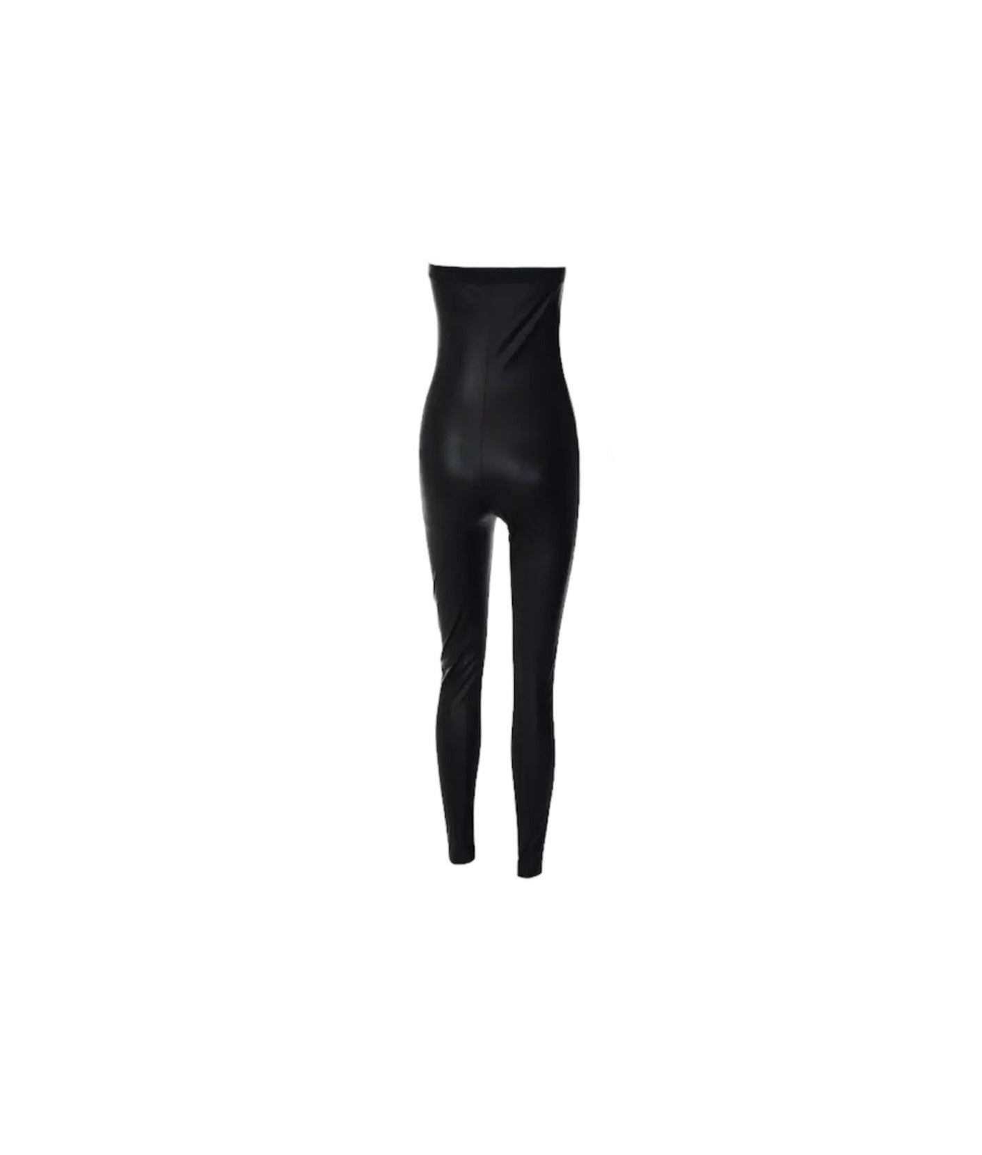 Bad Behavior PU Leather Sleeveless Jumpsuit - Dezired Beauty Boutique