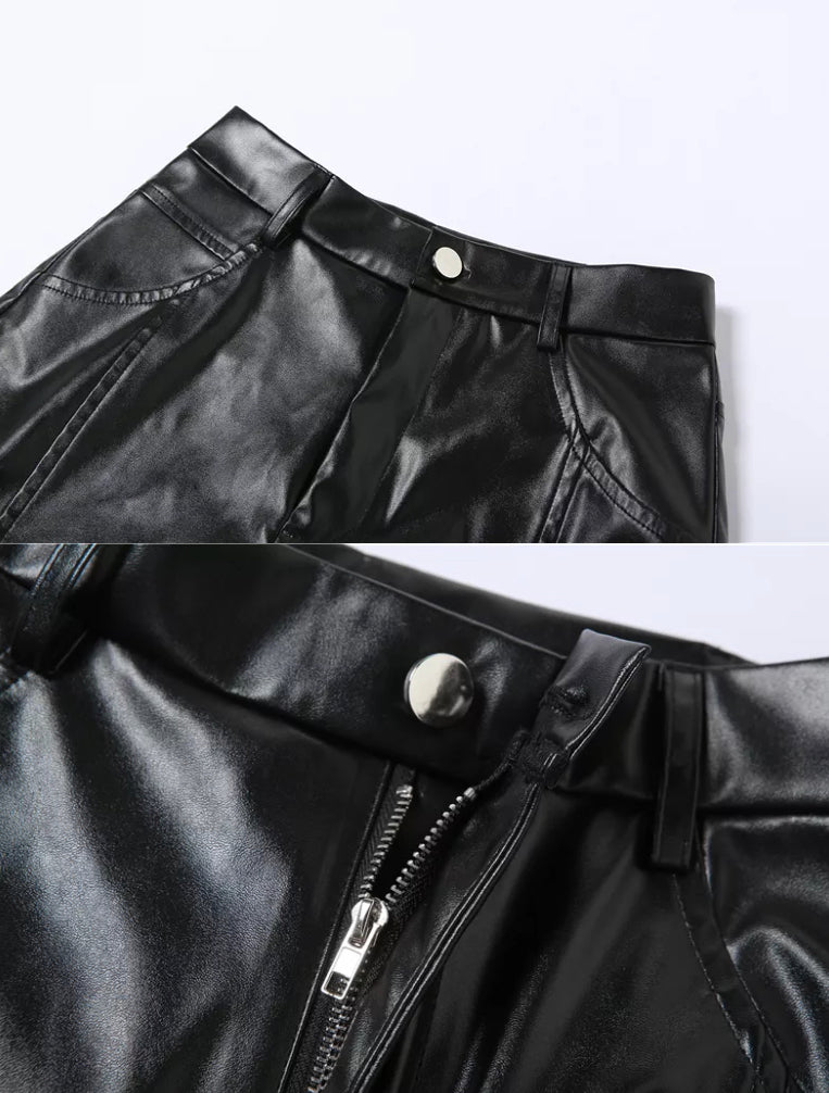 Bad Habits PU Leather Pants - Dezired Beauty Boutique