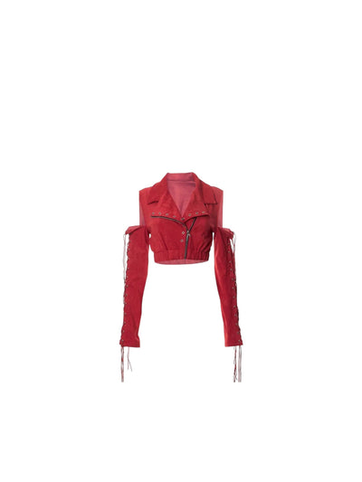 Be Mine Cropped Jacket - Dezired Beauty Boutique