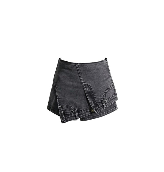 Black Denim Jeans Pants Skort - spo-cs-disabled, spo-default, spo-disabled, spo-notify-me-disabled