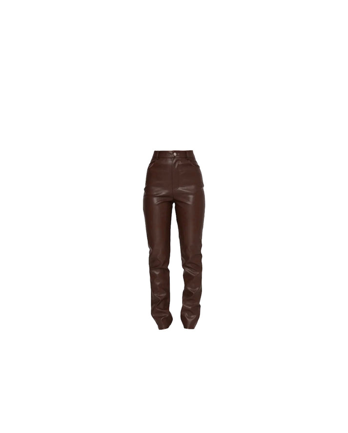 Brownie Points PU Leather Pants - Dezired Beauty Boutique