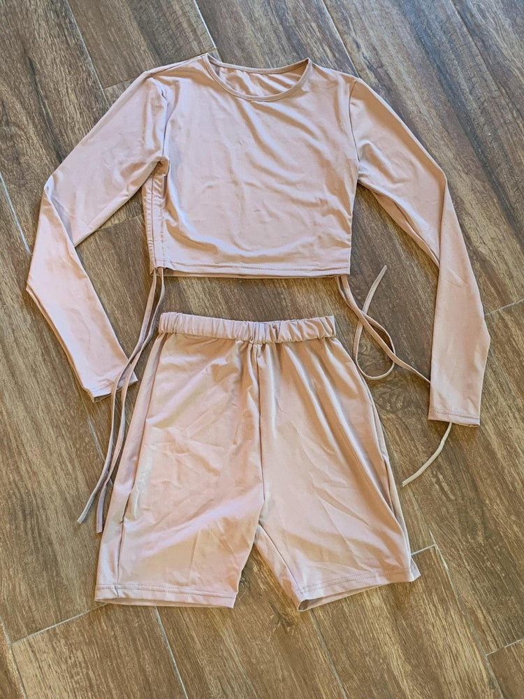 CoaCoa Long Sleeve Short Set - Mocha - Matching Sets Matching Sets, spo-cs-disabled, spo-default, spo-disabled, spo-notify-me-disabled