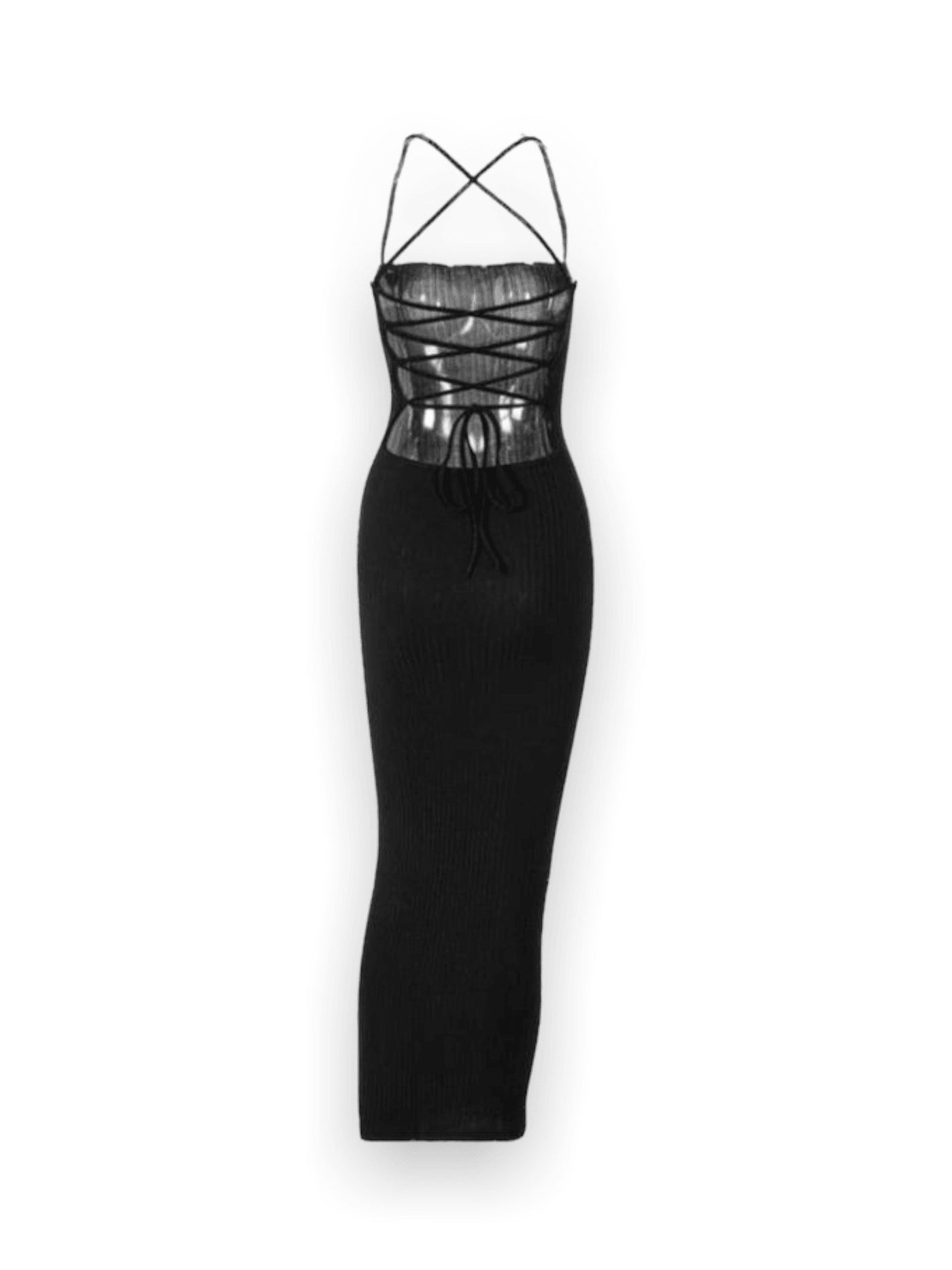 Crossed Up Maxi Dress - Dezired Beauty Boutique