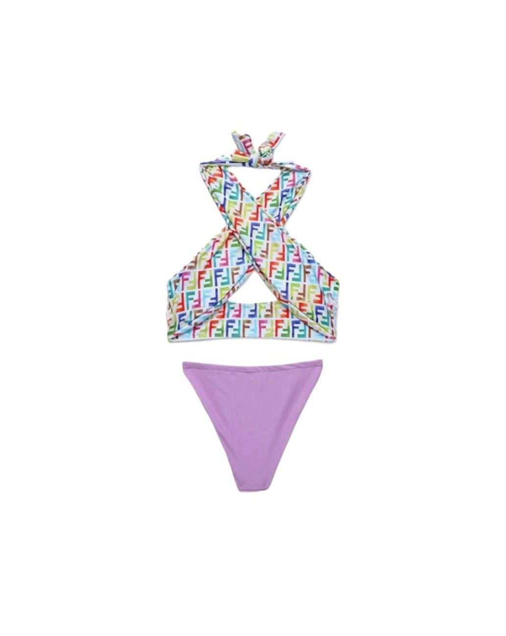 Giving Color Halter Bikini Set - Dezired Beauty Boutique