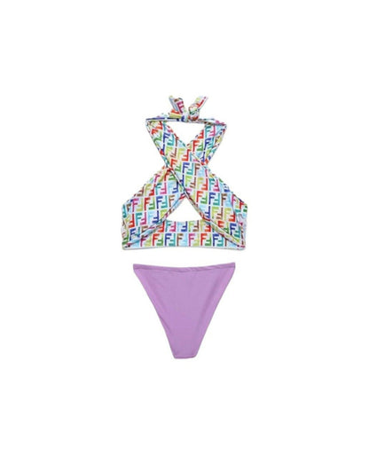 Giving Color Halter Bikini Set - Dezired Beauty Boutique