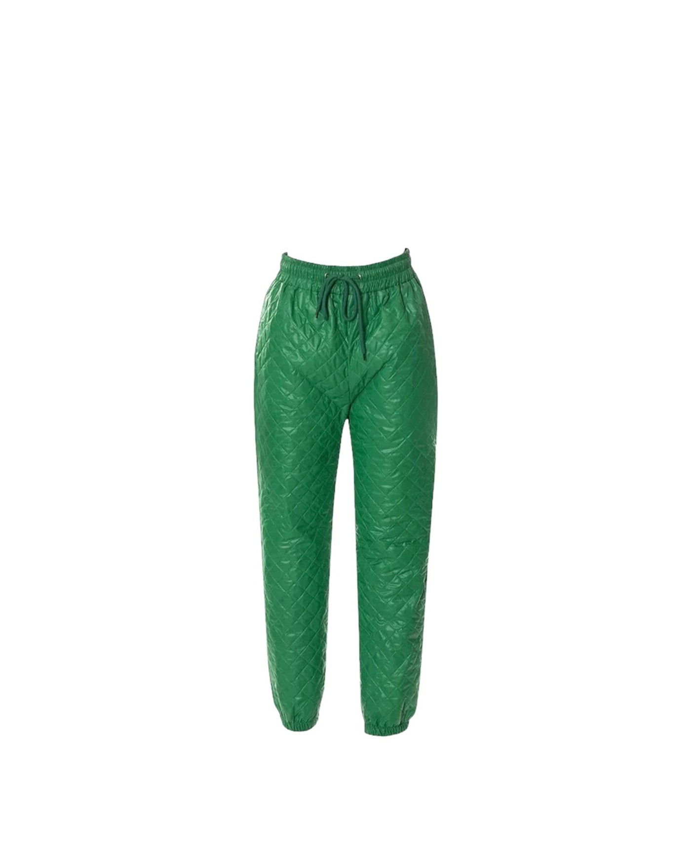 Going Green Quilted Puffer Pants - Dezired Beauty Boutique