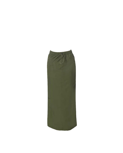 Got It Covered Cargo Maxi Skirt - Dezired Beauty Boutique