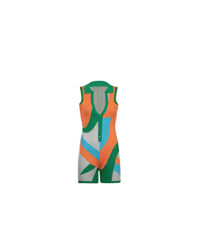 I’m Groovy Sleeveless Romper - Dezired Beauty Boutique