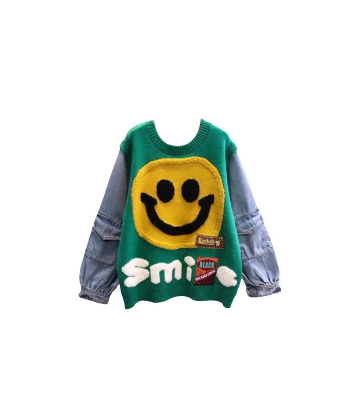 Just Smile Oversize Sweater - spo-cs-disabled, spo-default, spo-disabled, spo-notify-me-disabled