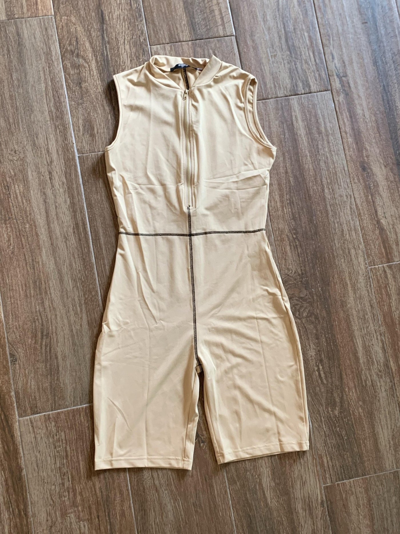 Naomi Low Collar Romper - Dezired Beauty Boutique