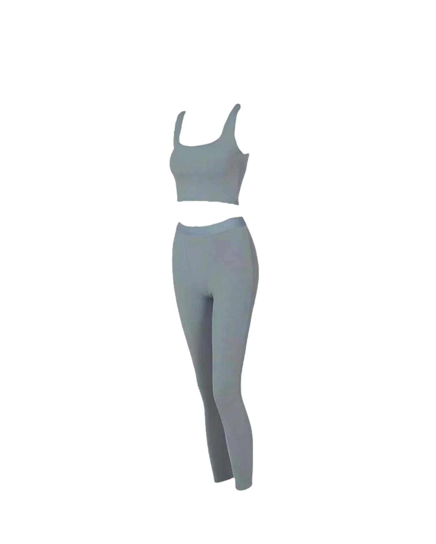 On The Go Ribbed Pants Set - Dezired Beauty Boutique