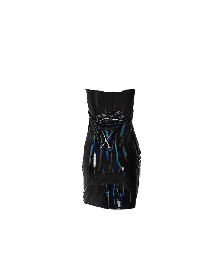 Owning The Night Mini PU Leather Dress - spo-cs-disabled, spo-default, spo-disabled, spo-notify-me-disabled