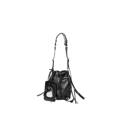 PU Leather Cross Body Bucket Bag Bag - Dezired Beauty Boutique