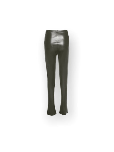 PU Leather High Waist Split Pants - Dezired Beauty Boutique