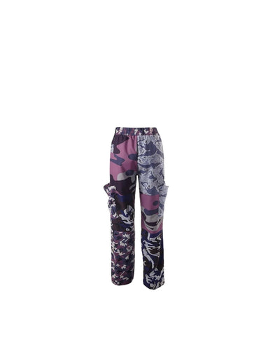 Purple Cargo Camo Pants - Dezired Beauty Boutique