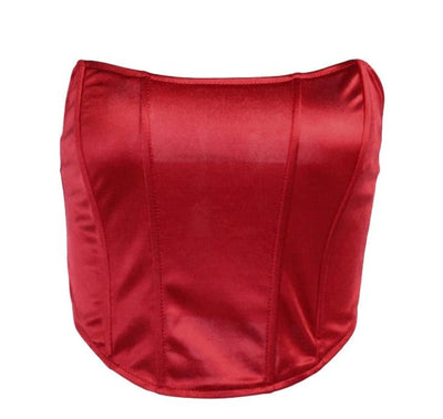 Rose Red Corset Top - Dezired Beauty Boutique