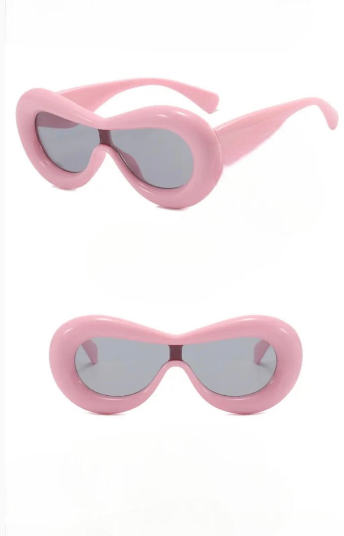 Rounded Chunky Frame Glasses - Dezired Beauty Boutique