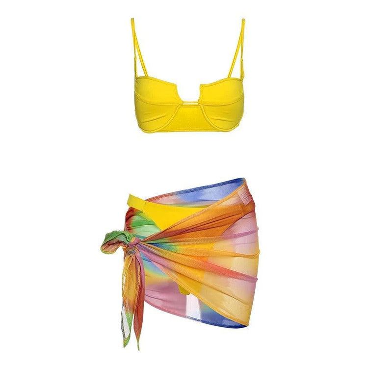 Sunshine 3 Piece Bikini Skirt Set - Exclusive Exclusive, spo-cs-disabled, spo-default, spo-disabled, spo-notify-me-disabled