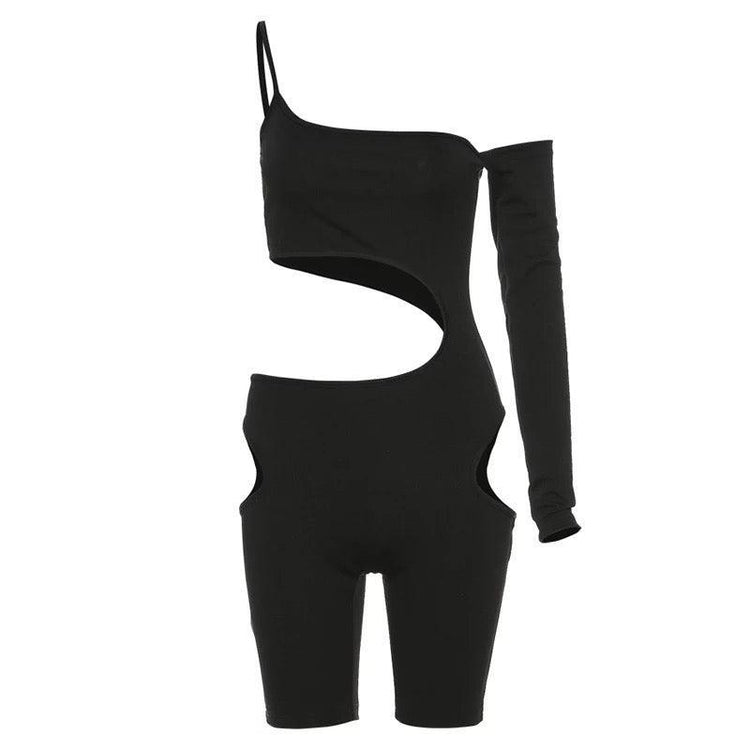 Swiss Cut Out Romper - Black - Romper Best Seller, Petite, Rompers, spo-cs-disabled, spo-default, spo-disabled, spo-notify-me-disabled