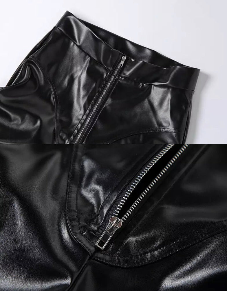 Tough Love PU Leather Pants - Dezired Beauty Boutique
