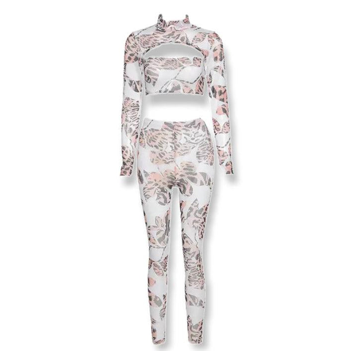 Trixie Sheer 3 Piece Pants Set - Dezired Beauty Boutique
