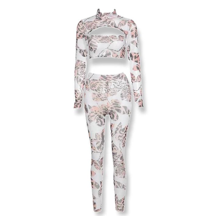 Trixie Sheer 3 Piece Pants Set - Dezired Beauty Boutique