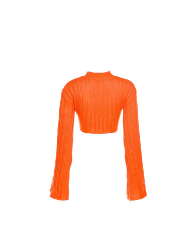 Velma Crop Sweater Top - Dezired Beauty Boutique