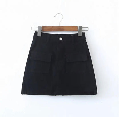 Y2K Denim Mini Skirt - Dezired Beauty Boutique