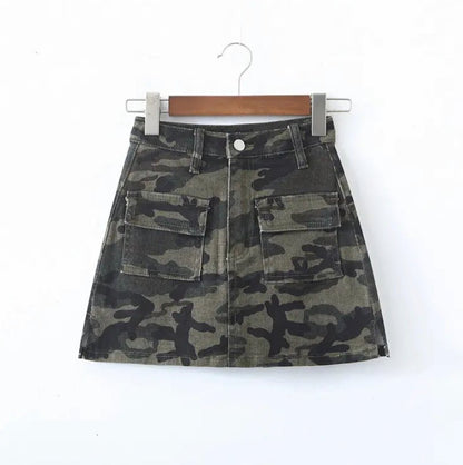 Y2K Denim Mini Skirt - Dezired Beauty Boutique