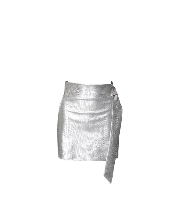 Zeta Snake Skin Mini Skirt - Dezired Beauty Boutique